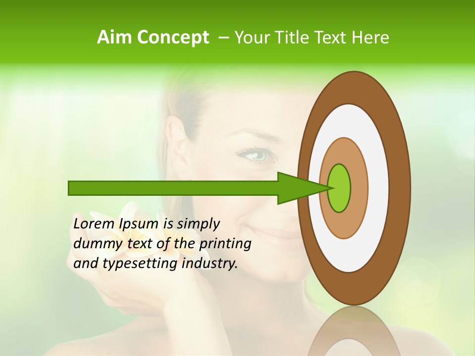 Close Candid Young PowerPoint Template