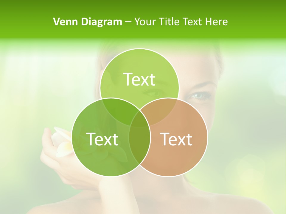 Close Candid Young PowerPoint Template