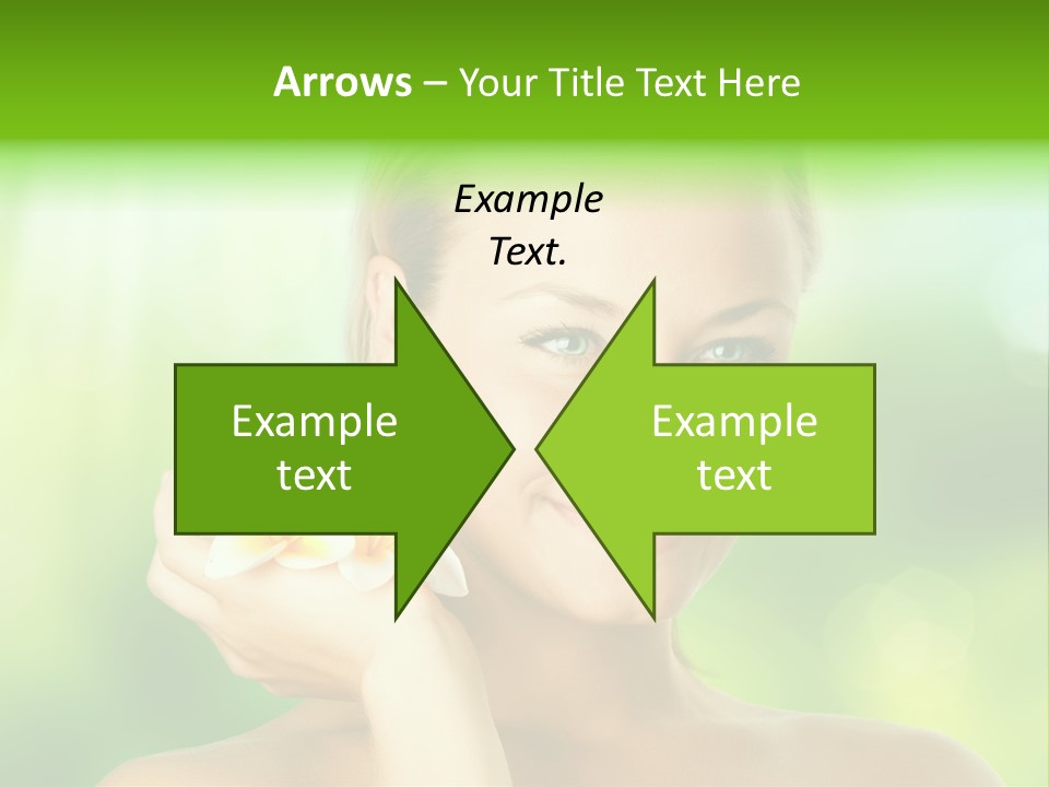 Close Candid Young PowerPoint Template