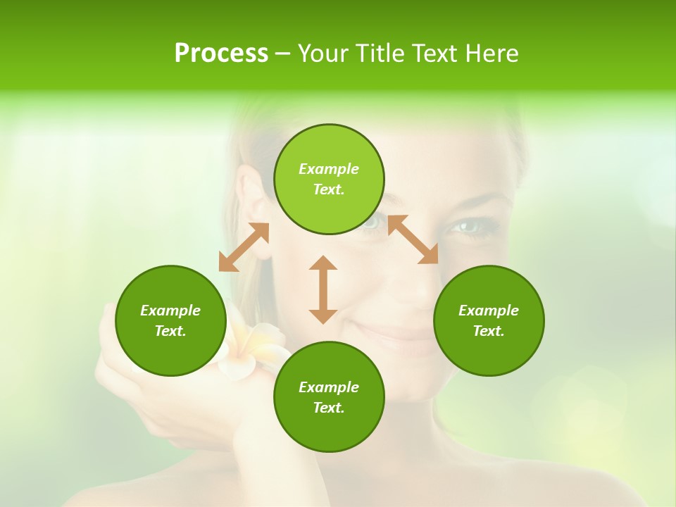 Close Candid Young PowerPoint Template