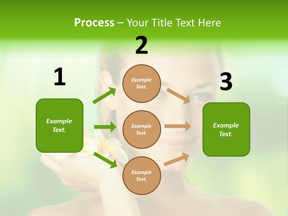 Close Candid Young PowerPoint Template