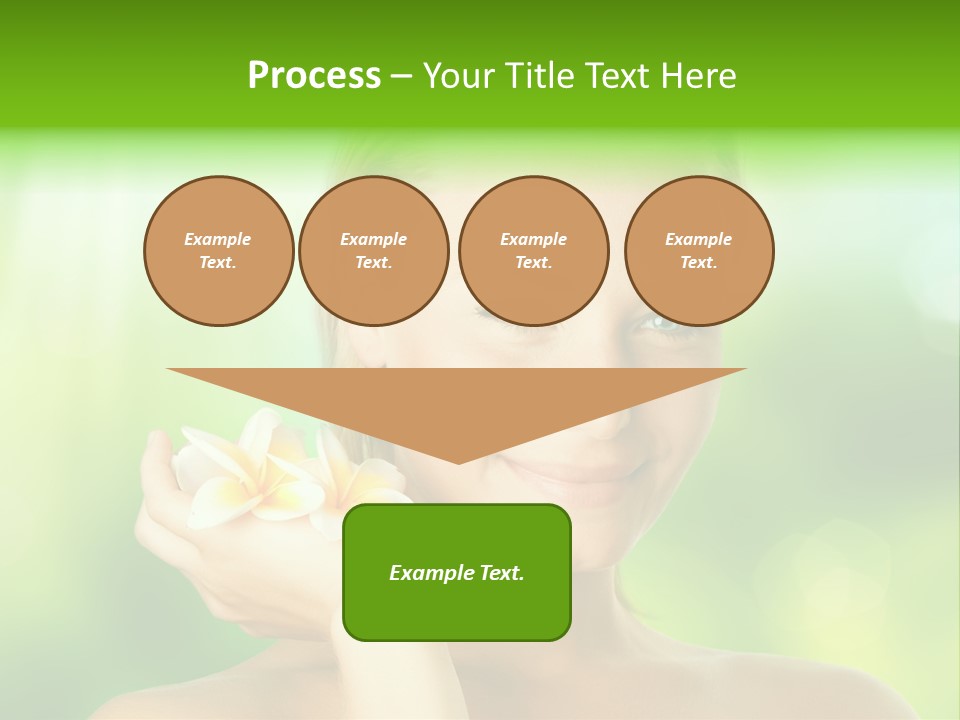 Close Candid Young PowerPoint Template