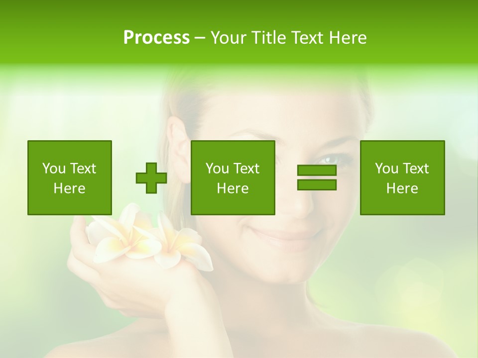 Close Candid Young PowerPoint Template