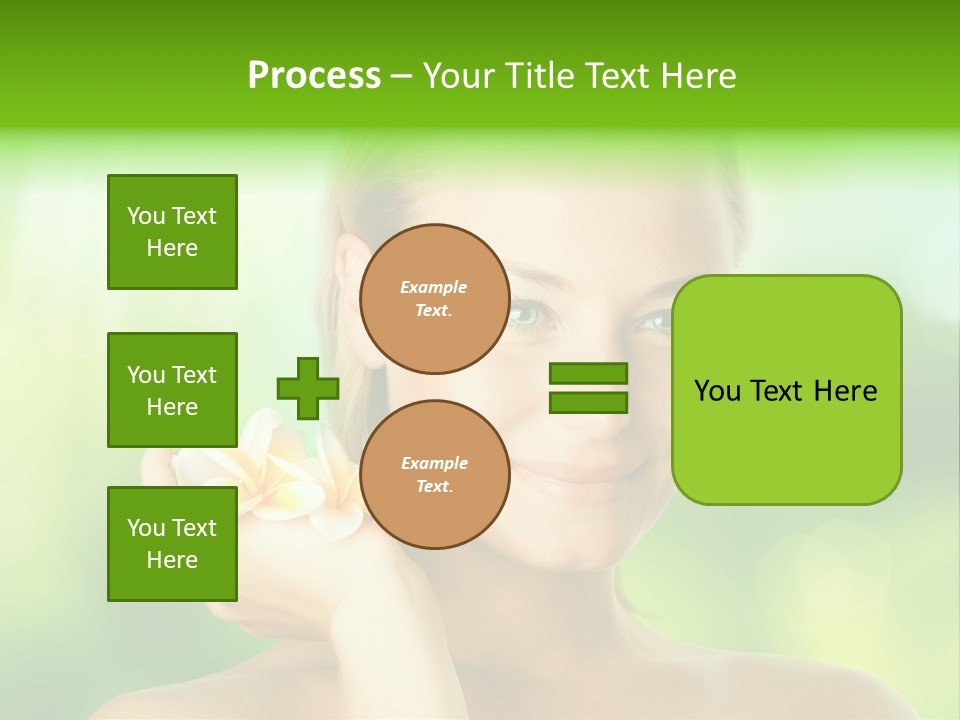 Close Candid Young PowerPoint Template