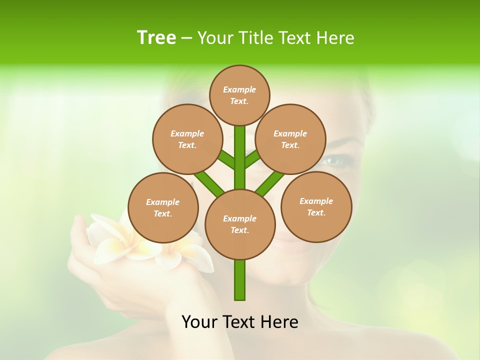 Close Candid Young PowerPoint Template