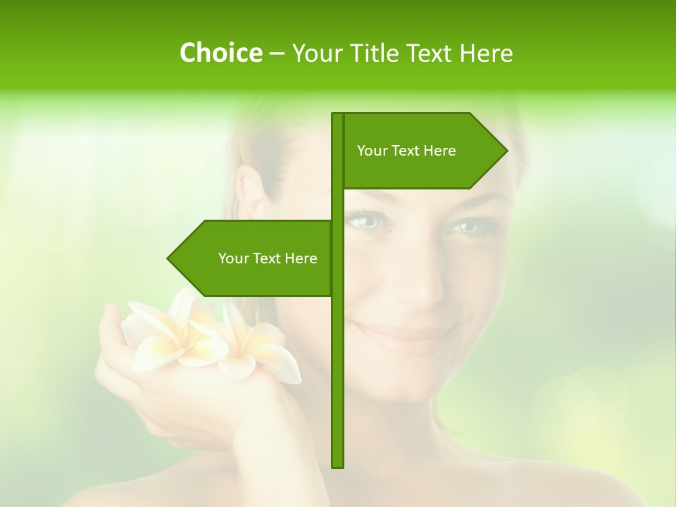 Close Candid Young PowerPoint Template