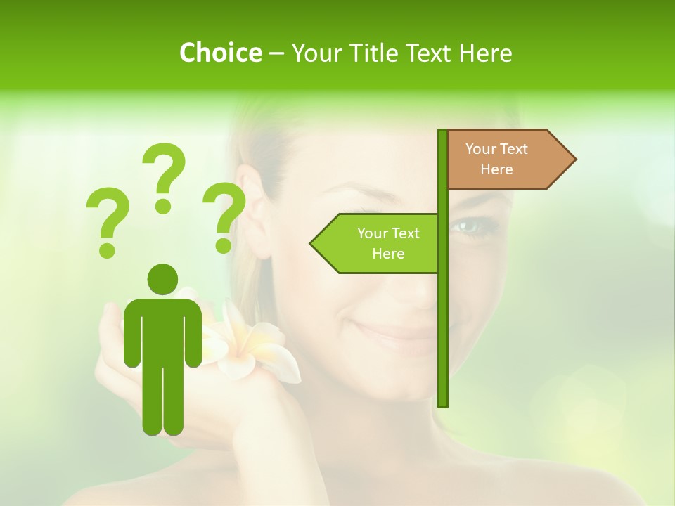 Close Candid Young PowerPoint Template