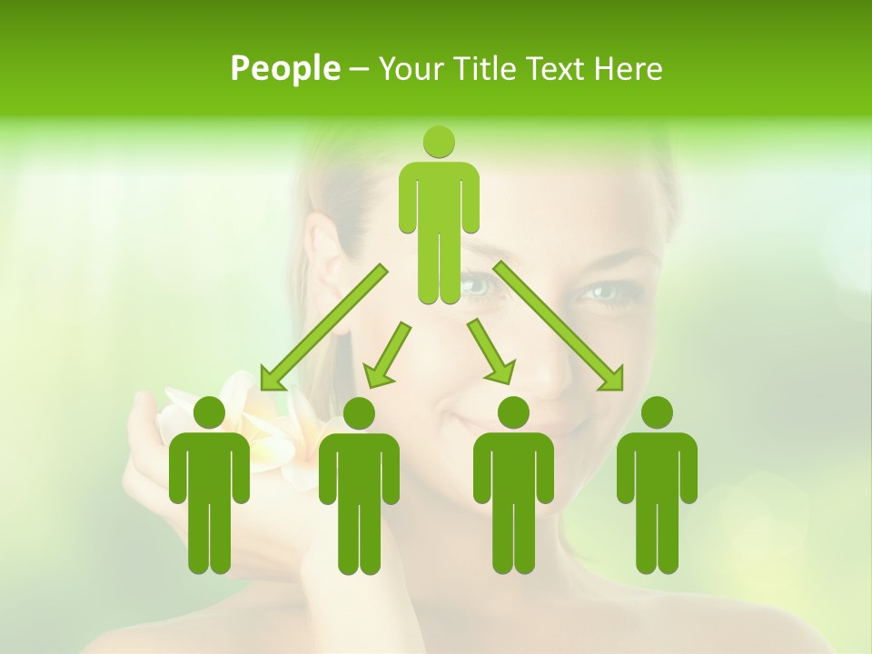 Close Candid Young PowerPoint Template