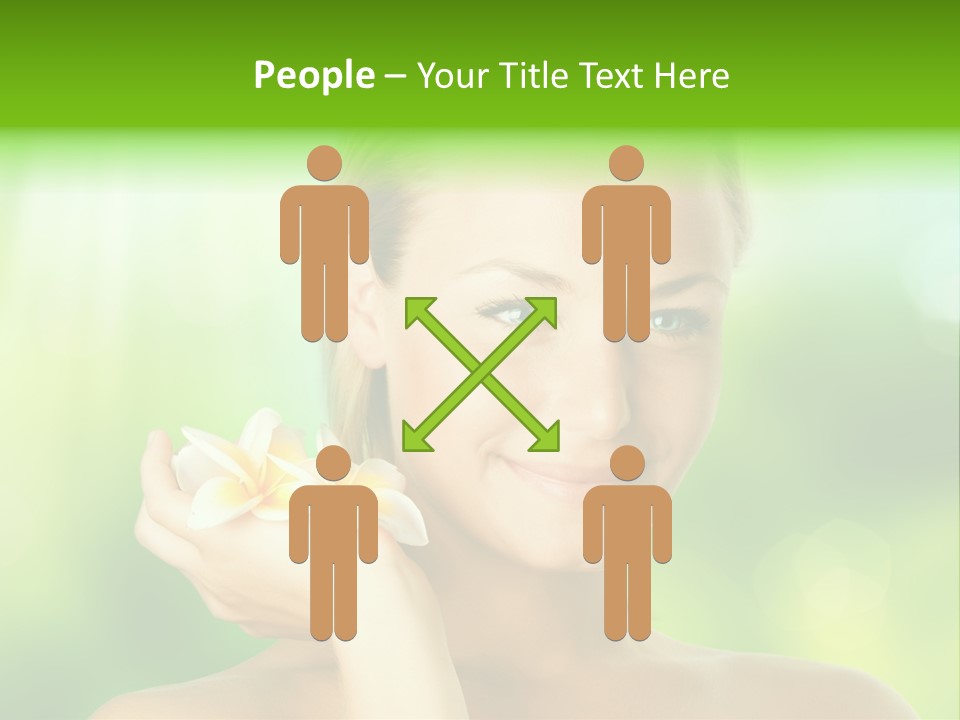 Close Candid Young PowerPoint Template