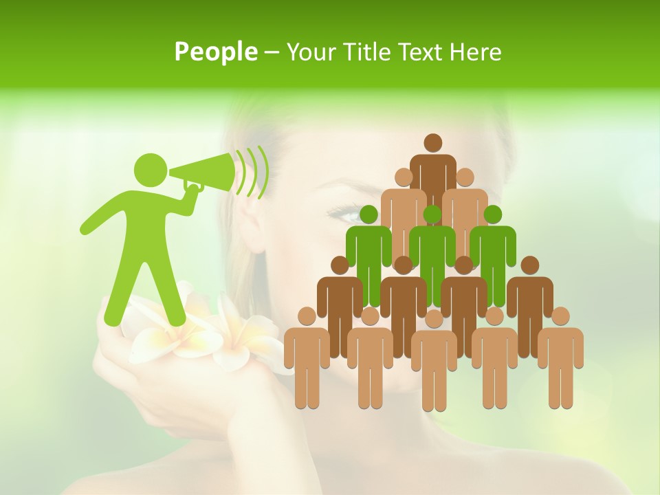 Close Candid Young PowerPoint Template