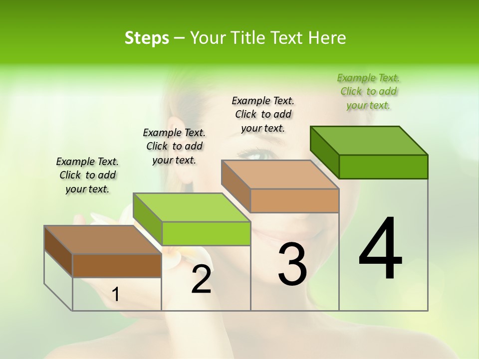 Close Candid Young PowerPoint Template