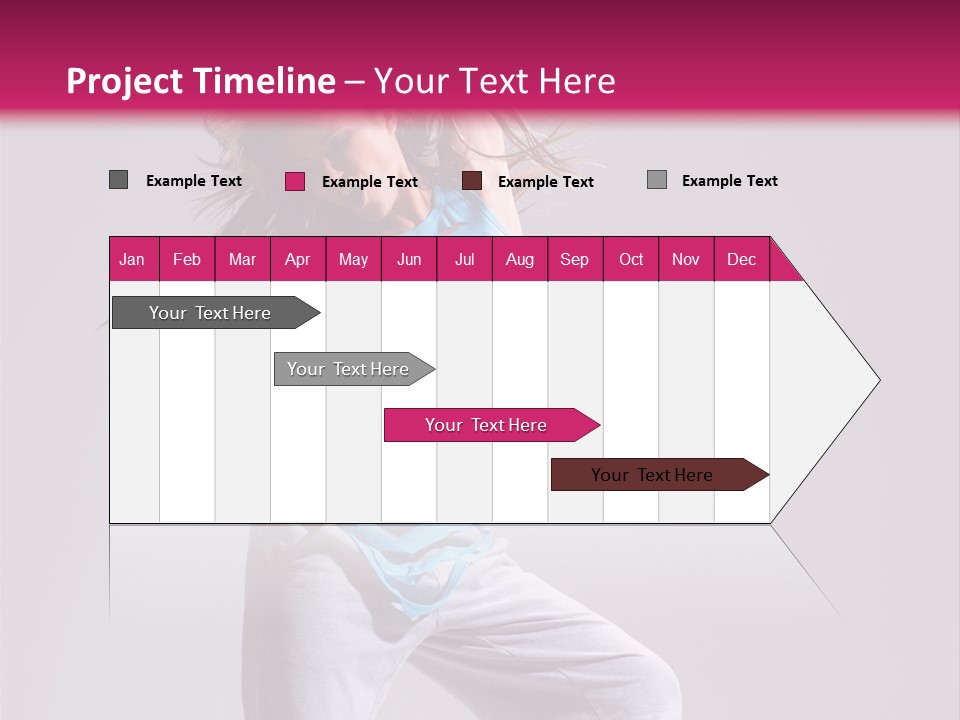 Moving Elegance Stretching PowerPoint Template