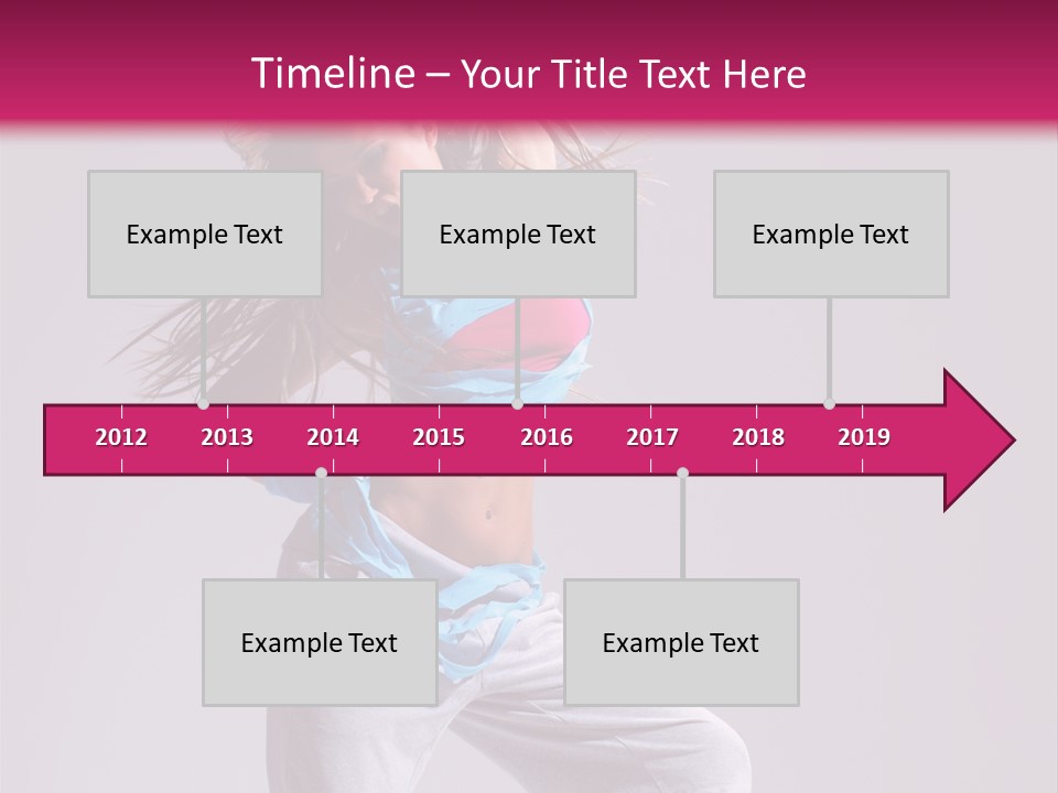 Moving Elegance Stretching PowerPoint Template