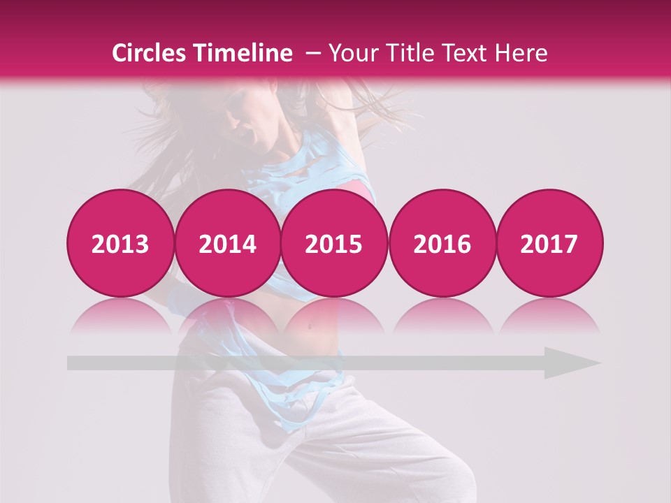 Moving Elegance Stretching PowerPoint Template