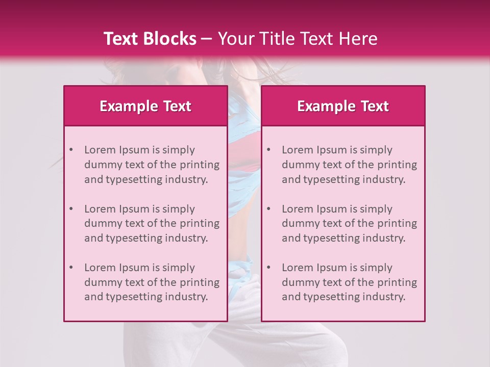 Moving Elegance Stretching PowerPoint Template