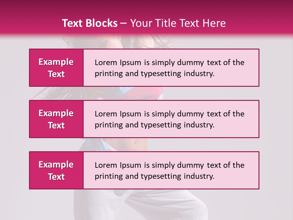 Moving Elegance Stretching PowerPoint Template