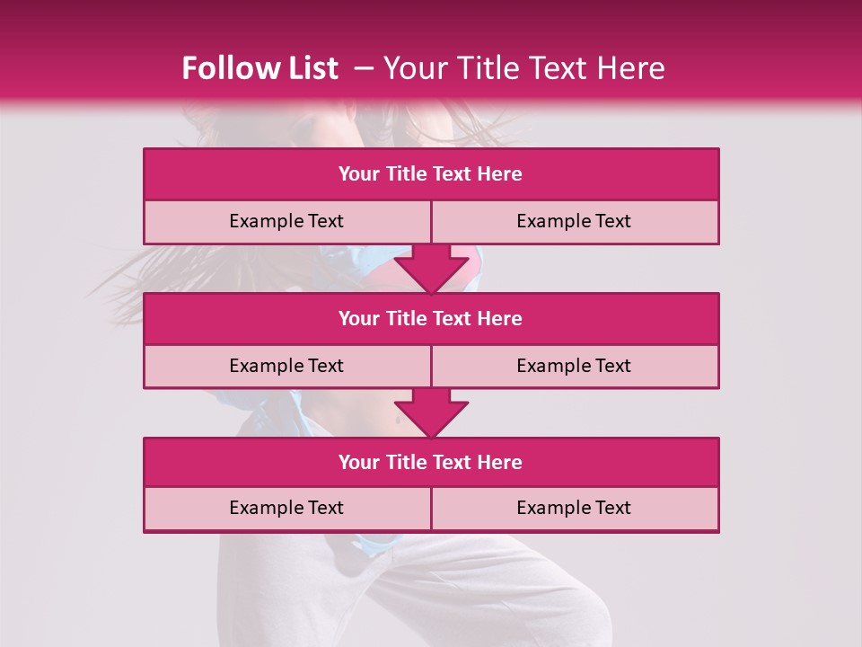 Moving Elegance Stretching PowerPoint Template