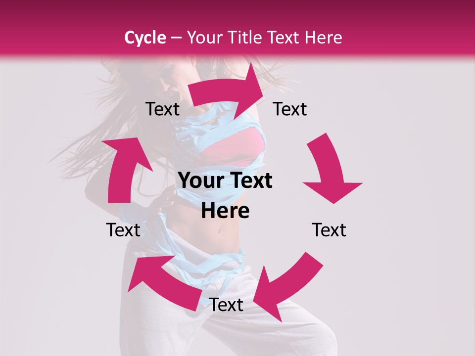 Moving Elegance Stretching PowerPoint Template