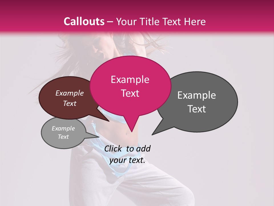 Moving Elegance Stretching PowerPoint Template