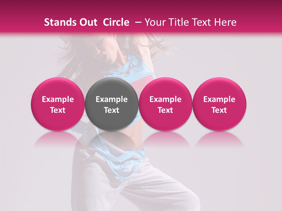 Moving Elegance Stretching PowerPoint Template