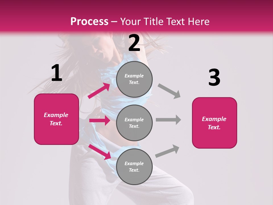 Moving Elegance Stretching PowerPoint Template
