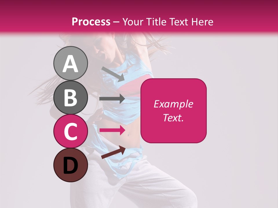 Moving Elegance Stretching PowerPoint Template