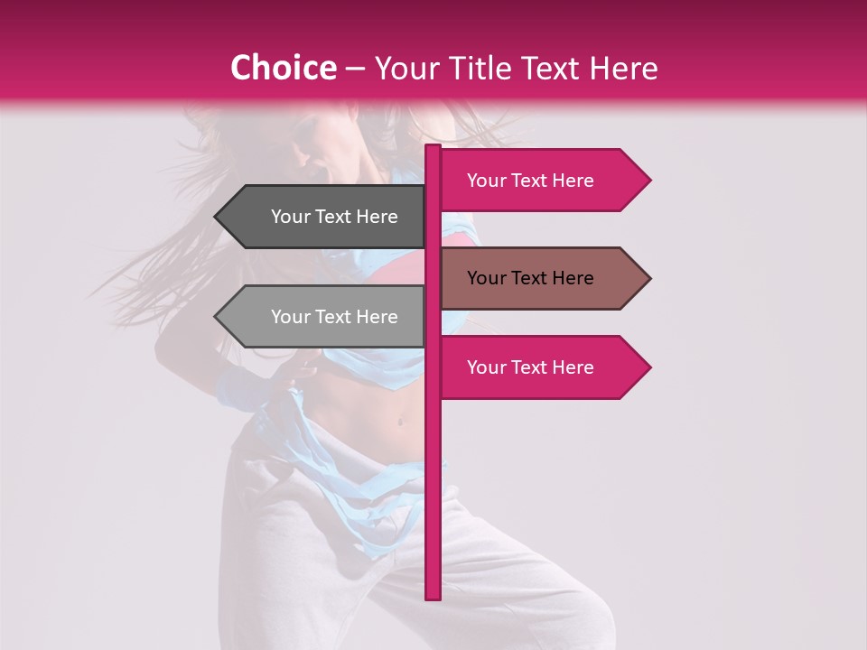 Moving Elegance Stretching PowerPoint Template