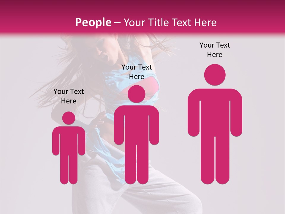 Moving Elegance Stretching PowerPoint Template