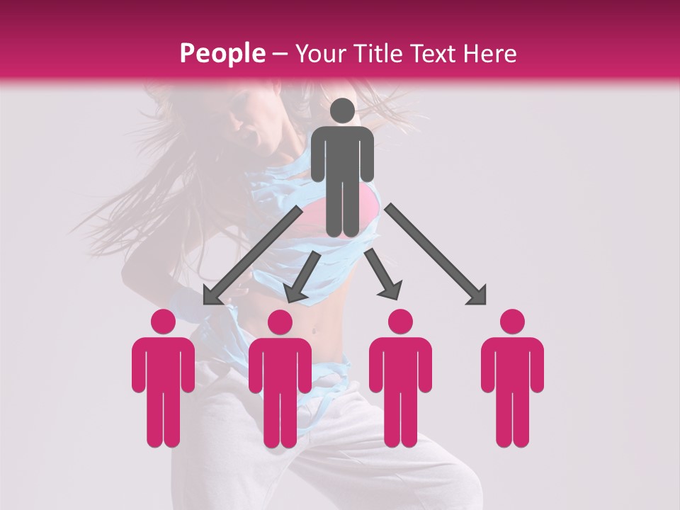 Moving Elegance Stretching PowerPoint Template