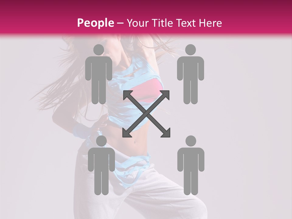 Moving Elegance Stretching PowerPoint Template