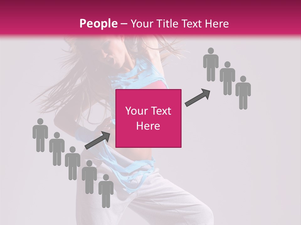 Moving Elegance Stretching PowerPoint Template