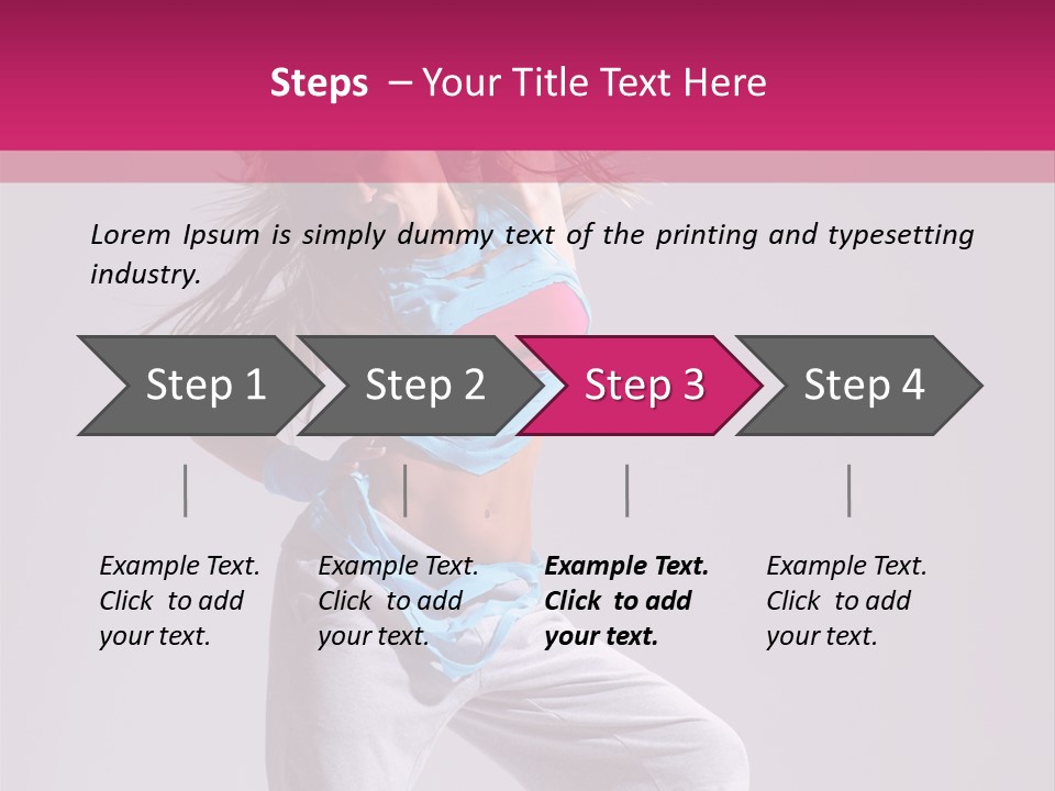 Human Y Sporty PowerPoint Template