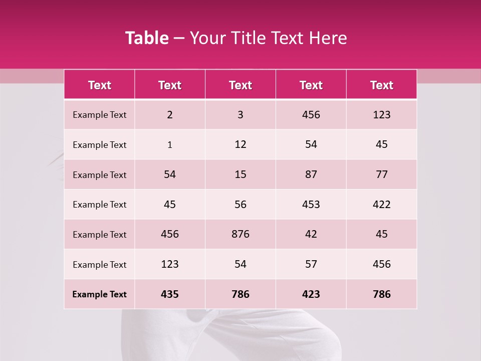 Human Y Sporty PowerPoint Template