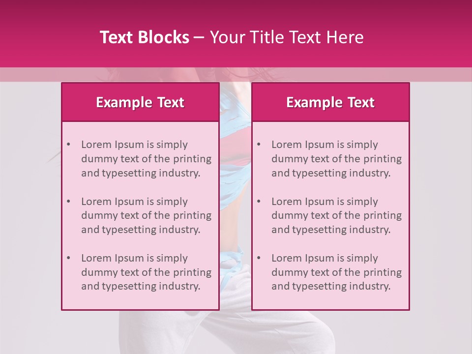 Human Y Sporty PowerPoint Template