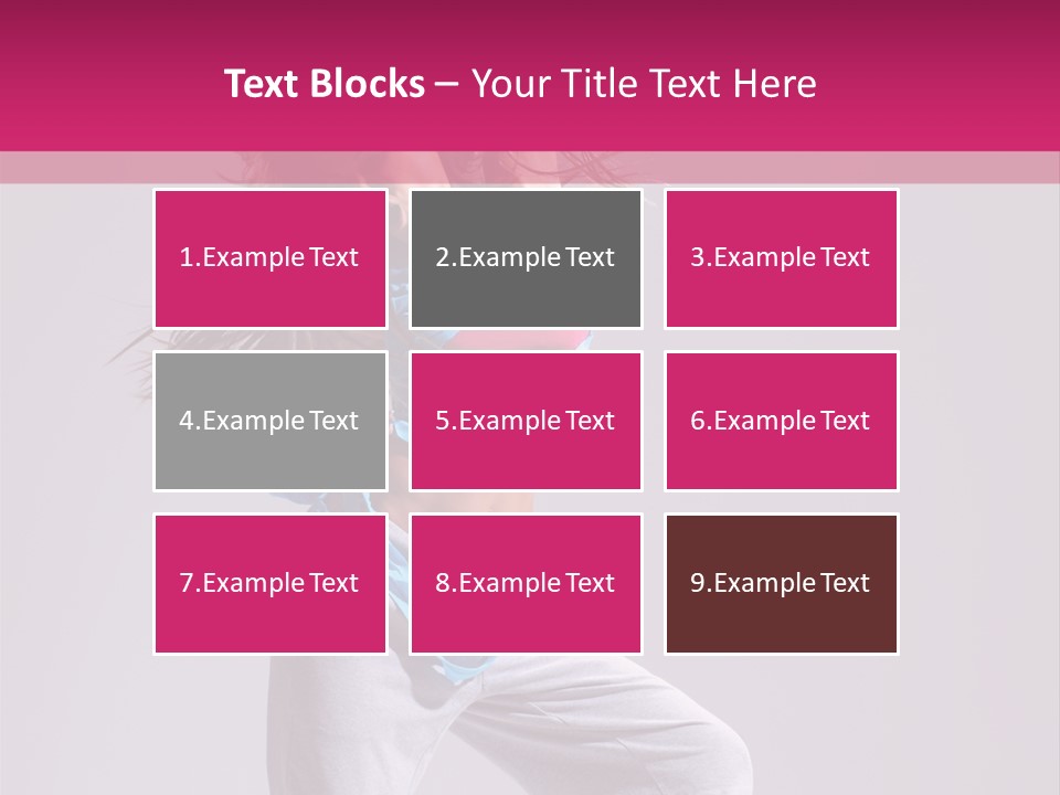 Human Y Sporty PowerPoint Template