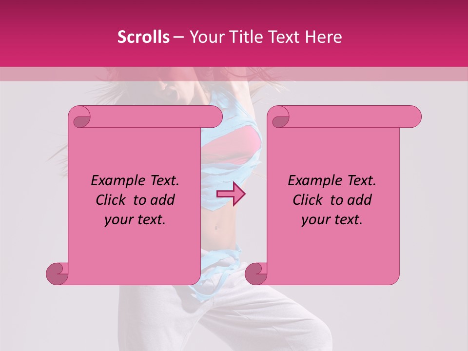 Human Y Sporty PowerPoint Template