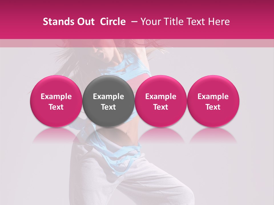 Human Y Sporty PowerPoint Template