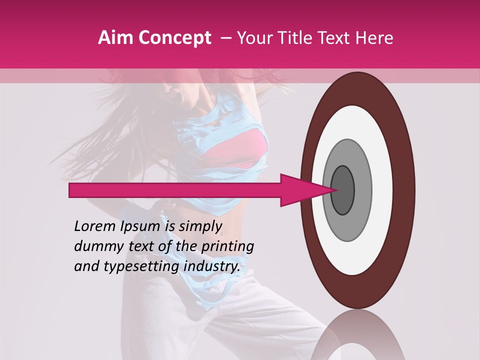 Human Y Sporty PowerPoint Template