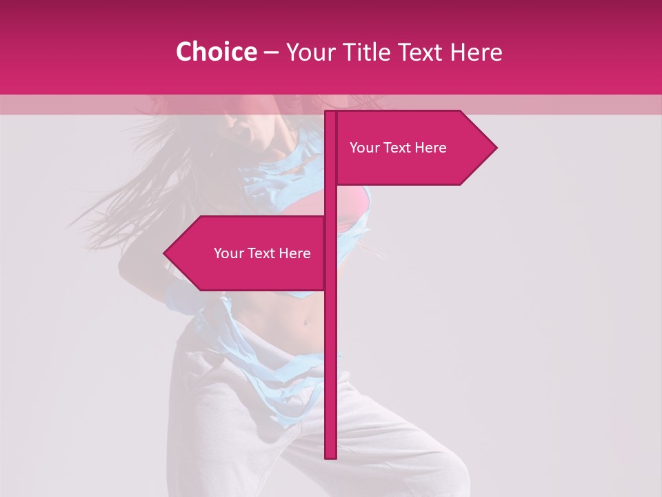 Human Y Sporty PowerPoint Template