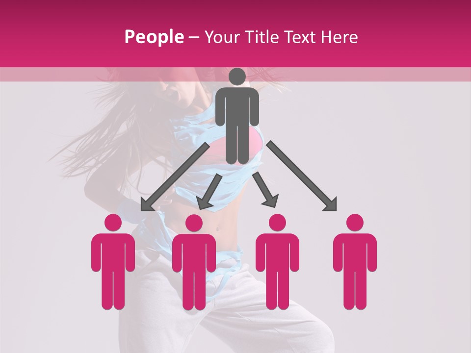 Human Y Sporty PowerPoint Template