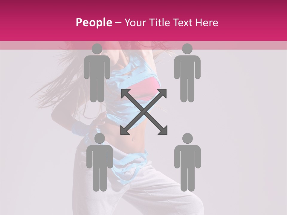 Human Y Sporty PowerPoint Template