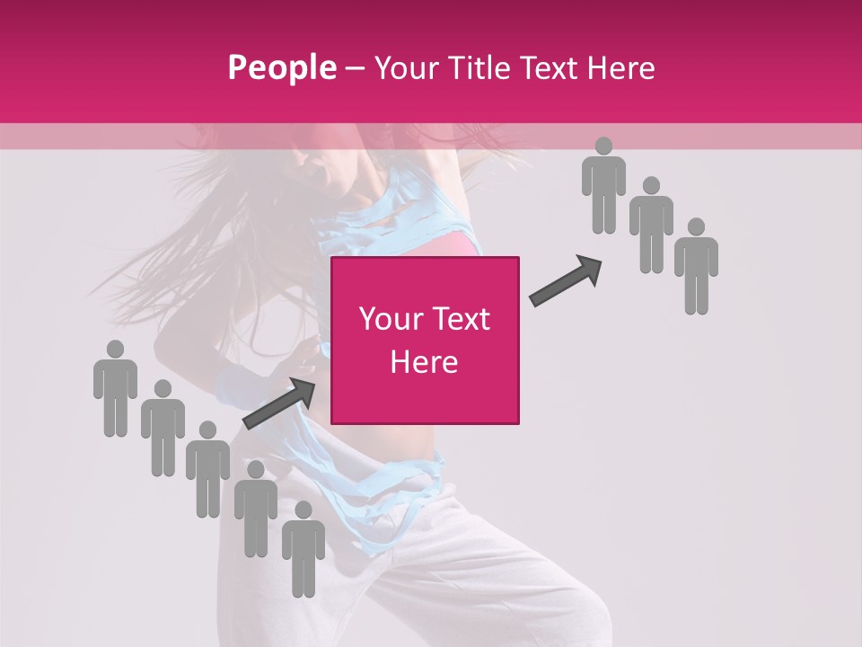 Human Y Sporty PowerPoint Template