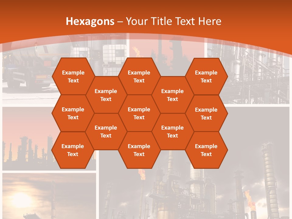 Fuel Refinery Chimney PowerPoint Template