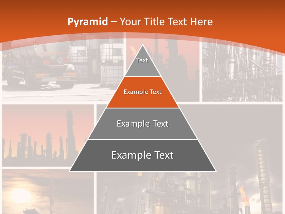 Fuel Refinery Chimney PowerPoint Template