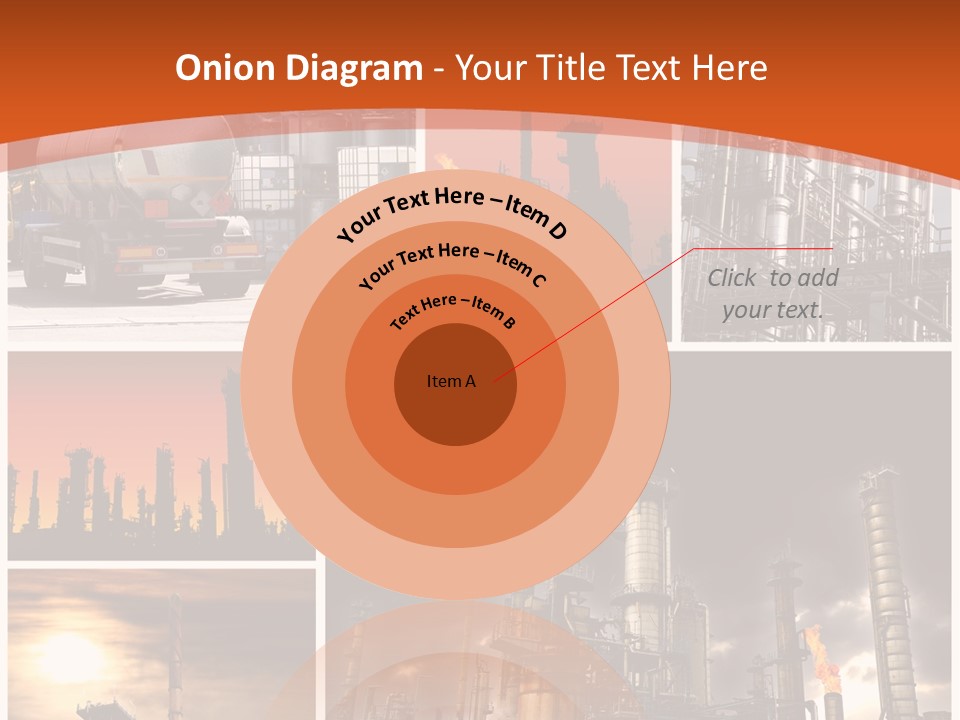 Fuel Refinery Chimney PowerPoint Template