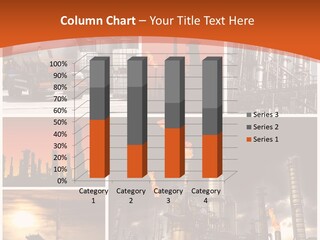 Fuel Refinery Chimney PowerPoint Template