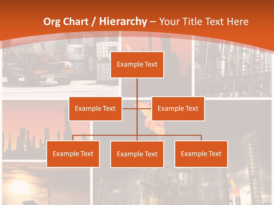 Fuel Refinery Chimney PowerPoint Template