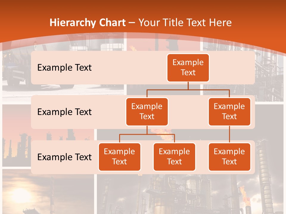 Fuel Refinery Chimney PowerPoint Template