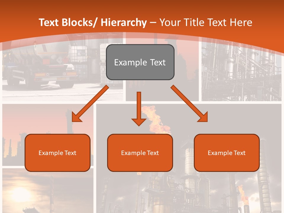 Fuel Refinery Chimney PowerPoint Template