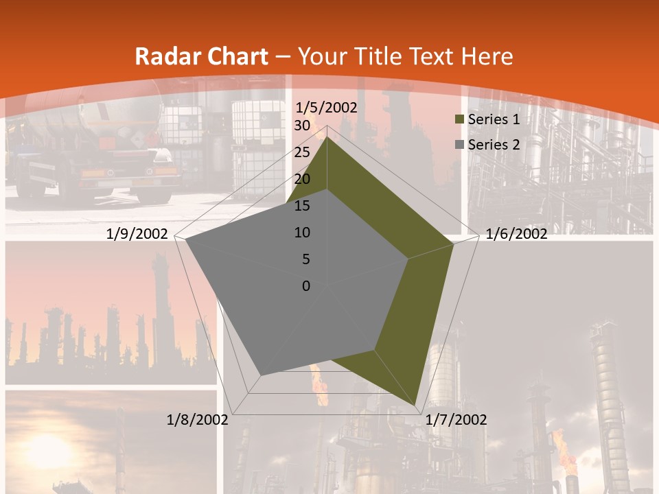 Fuel Refinery Chimney PowerPoint Template